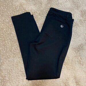 MICHAEL Michael Kors Pants IZZY SKINNY MK logo Stretchy Black sz 10